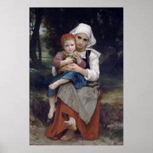 Poster Bouguereau - Irmão E Irmã 1871