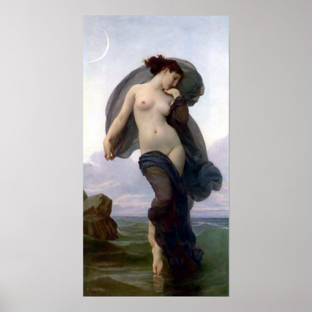 Póster Bouguereau - La Crepuscule (Frente)