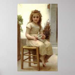 Póster Bouguereau - Le Gouter