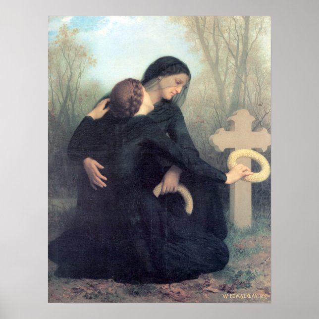 Poster Bouguereau - Le Jour des Morts (Frente)