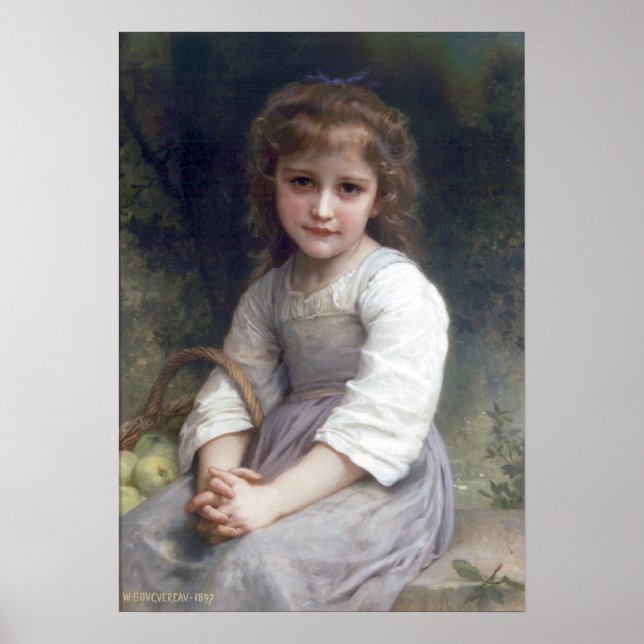 Poster Bouguereau - Les Pommes (Frente)