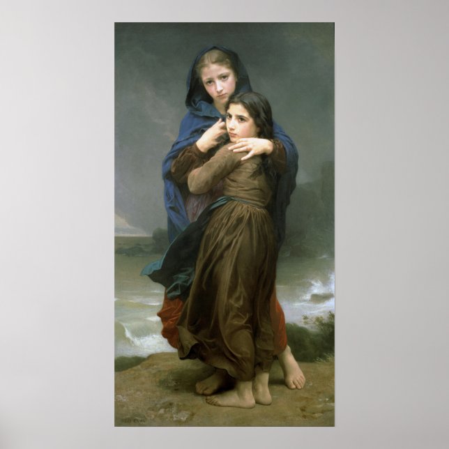 Poster Bouguereau - Longe De Casa 1874 (Frente)