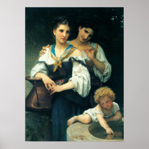 Poster Bouguereau - O Segredo 1876