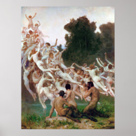 Poster Bouguereau - Os Oreades, 1902