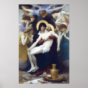 Póster Bouguereau - Pietà
