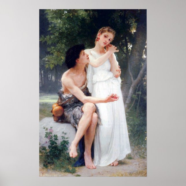 Poster Bouguereau - Premiers Bijoux (Frente)