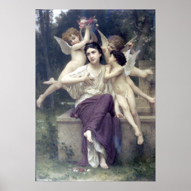 Poster Bouguereau - Reve de Printemps (Frente)