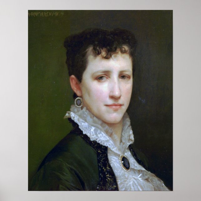Poster Bouguereau - Senhorita Elizabeth Gardner 1879 (Frente)