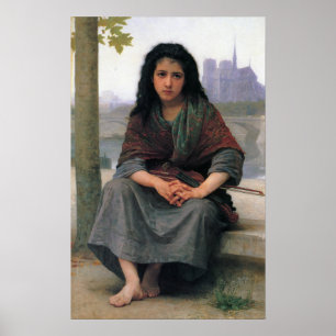Poster Bouguereau - The Bohemian 1890
