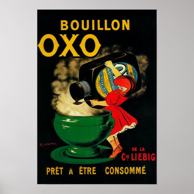 Póster Bouillon OXO Vintage PoseterEurope (Frente)