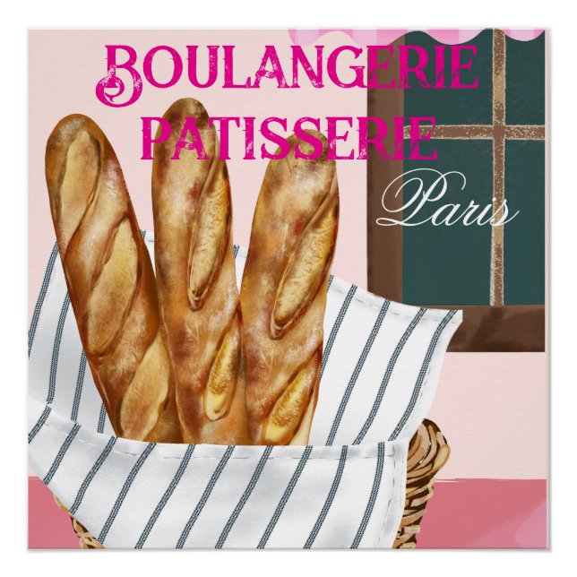 Póster Boulangerie (Frente)