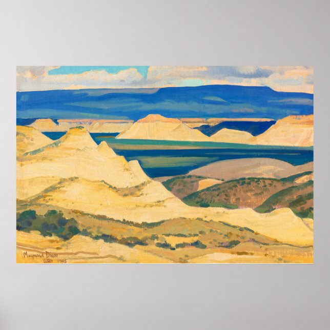 Poster Boulder Valley por Maynard Dixon (Frente)
