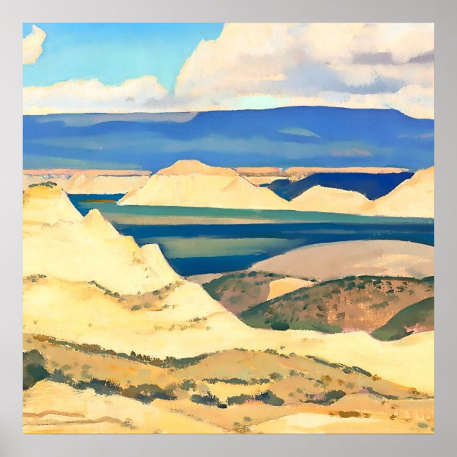Poster "Boulder Valley Utah" por Maynard Dixon (Frente)