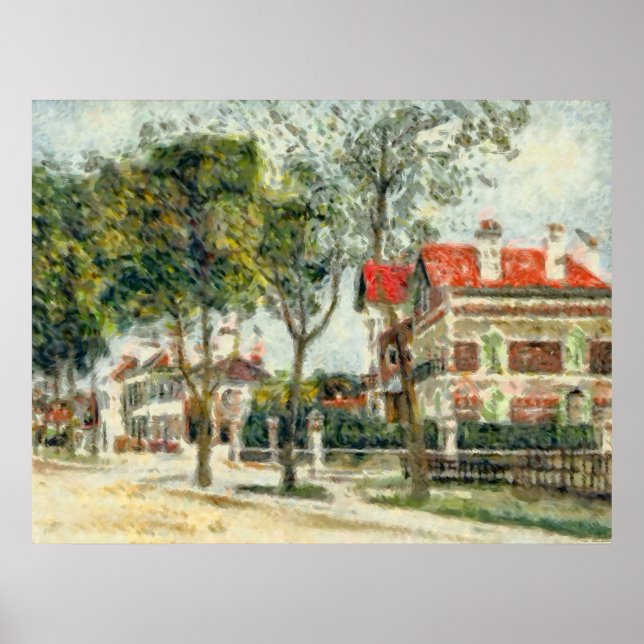 Poster Boulevard  Carnot à Noyon (Frente)