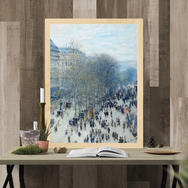 Poster Boulevard des Capucines, por Claude Monet (Criador carregado)