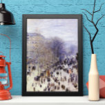 Póster Boulevard des Capucines, por Claude Monet, Belas A<br><div class="desc">Boulevard des Capucines (1873), de Claude Monet, é uma pintura vintage impressionismo de paisagem urbana de arte que apresenta uma cena de rua em Paris, França. O Boulevard des Capucines é um dos quatro "grands boulevards" em Paris, uma cadeia de boulevards que circulam a leste-oeste que inclui também o Boulevard...</div>