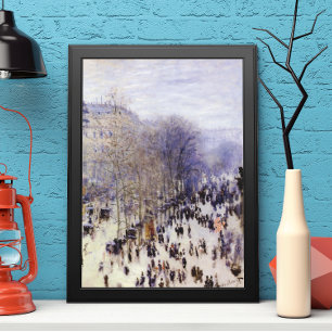Póster Boulevard des Capucines, por Claude Monet, Belas A