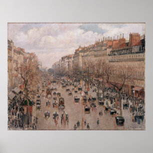 Póster Boulevard Montmartre
