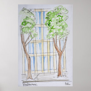 Poster Boulevard Montparnasse  Paris, França