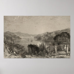 Poster Boumeli Hissar, ou o castelo de Europa