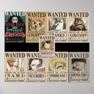 Poster Bounty Mugiwara