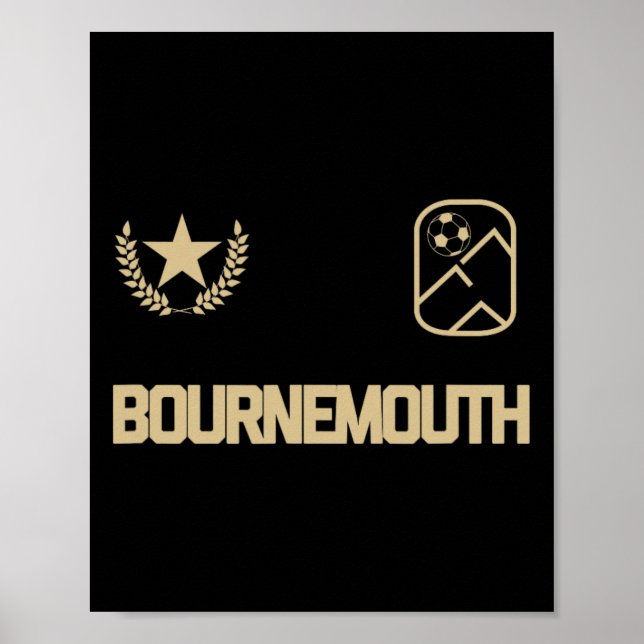 Poster Bournemouth Soccer Jersey  (Frente)