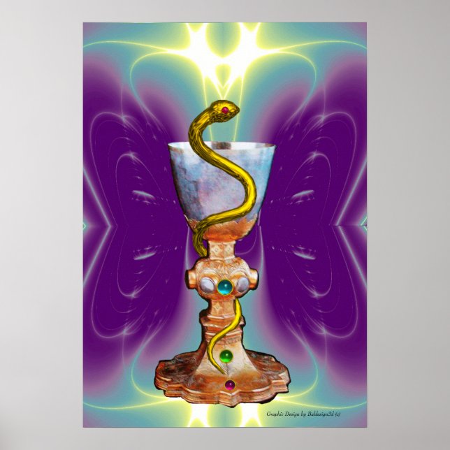 Póster BOWL OF HYGEIA - Medicina, Farmácia (Frente)