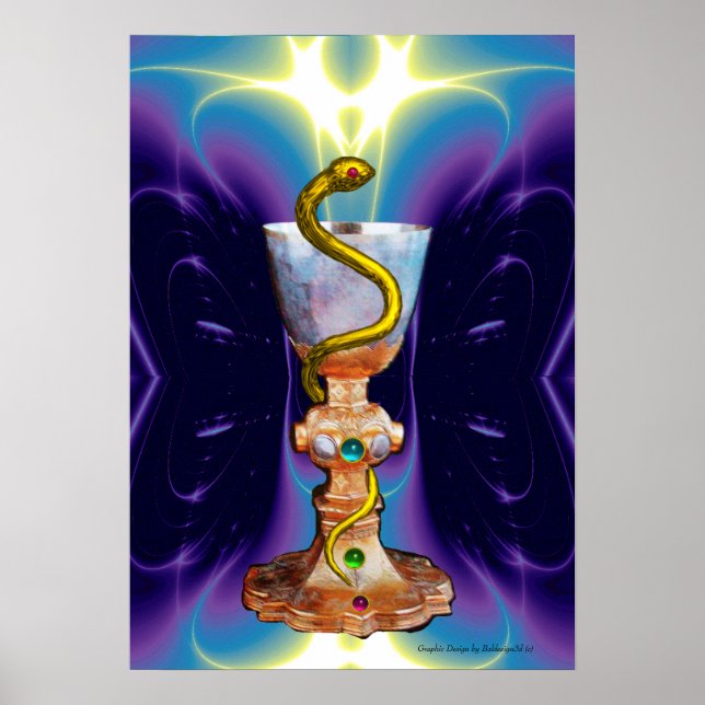 Póster BOWL OF HYGEIA - Medicina, Farmácia (Frente)