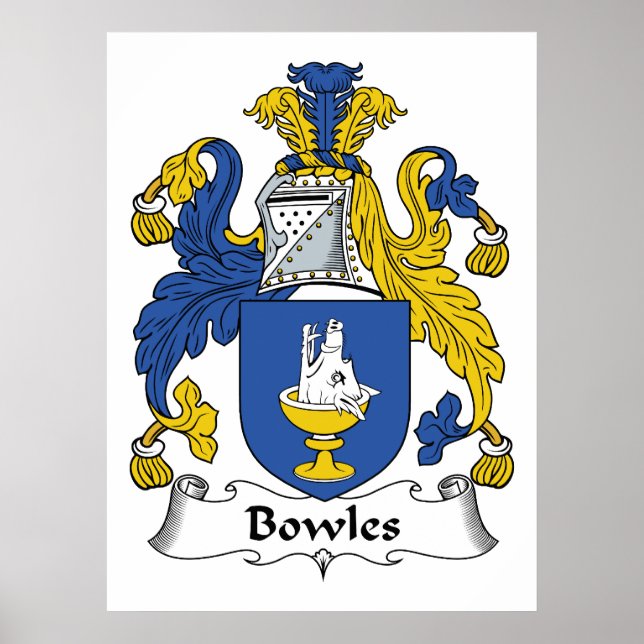 Poster Bowles Family Crest (Frente)