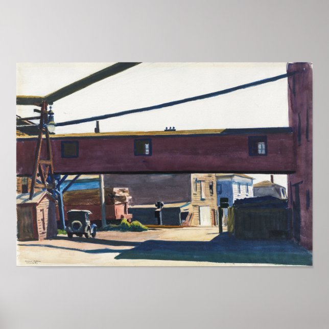 Poster Box Fatory, Gloucester | Edward Hopper | (Frente)