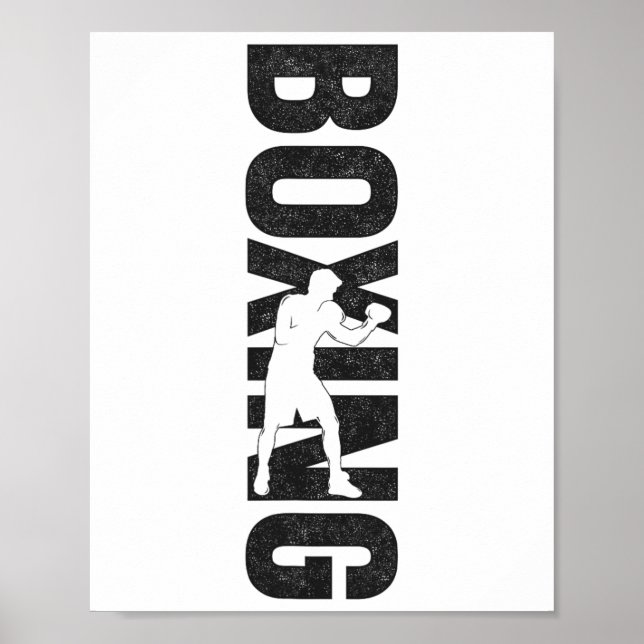 Poster Boxe Boxe Vintage 6  (Frente)