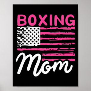 Poster Boxe Mãe Boxe Mãe Kickboxing Mamãe Mamãe Dia das M