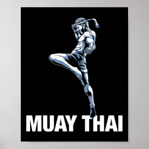 Poster Boxe Tailandesa e Kickboxing