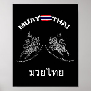 Poster Boxe Tailandesa Muay Thai Tailândia _1