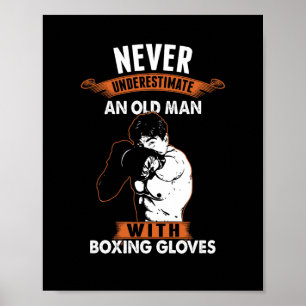 Poster Boxer Boxer Boxer Boxer Combate a Kickboxe Esporti
