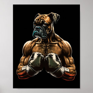 Poster Boxer Boxer Difs Engraçados Para Homens Meninos Mu