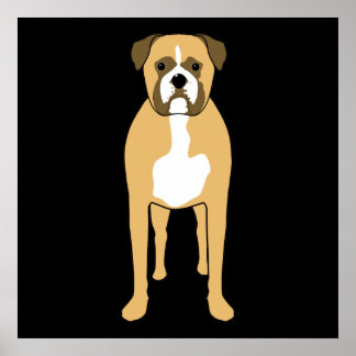 Póster Boxer Dog.