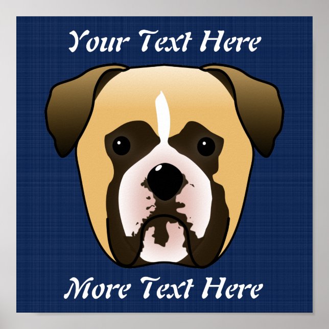 Poster Boxer Dog (Frente)