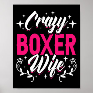 Poster Boxer Wife Louco