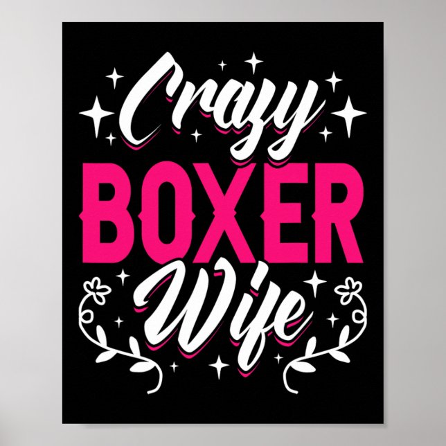 Poster Boxer Wife Louco (Frente)