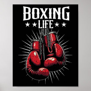 Poster Boxin Life Kickboxer traz a profissão de Kickboxer