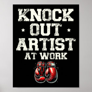Poster Boxing Day Love Boxing Treinamento Coach Fighter 1