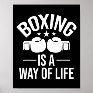 Poster Boxing É Um Modo De Vida - Kickboxer Gym