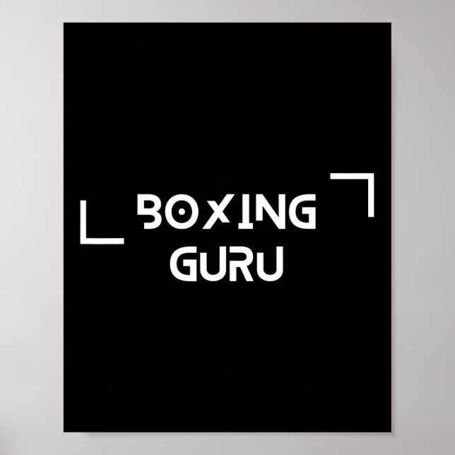 Poster Boxing Guru (Frente)