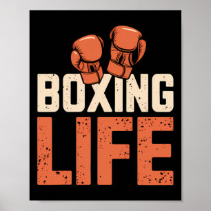 Poster Boxing Life Para Boxers Profissionais Amadores 3