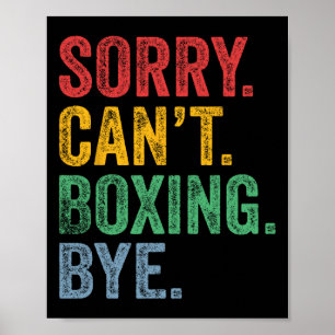 Poster Boxing Men Women