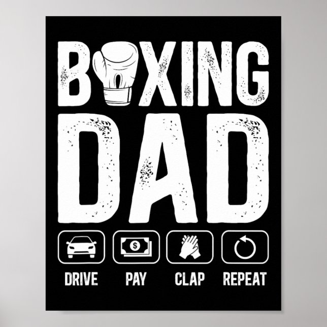 Poster Boxing Pai Drive Pay Clap Boxing Padre 1 (Frente)
