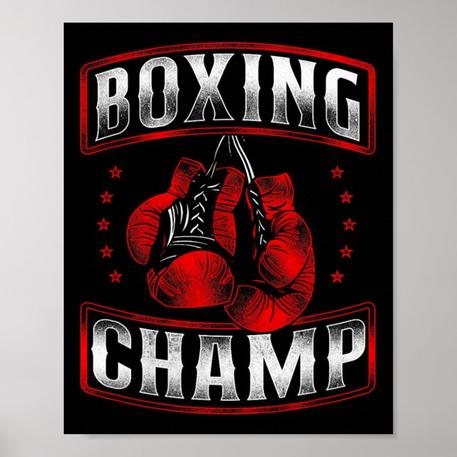Poster Boxing Vintage Boxing (Frente)