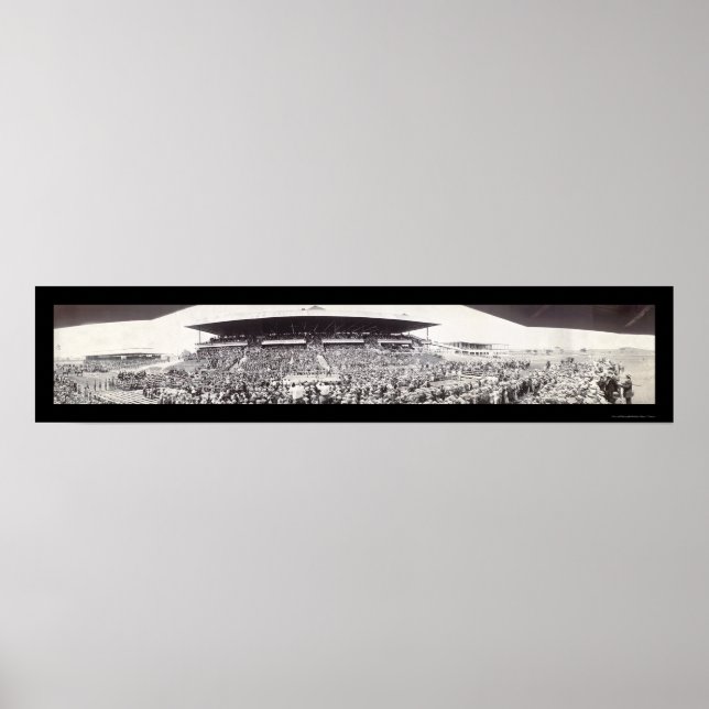 Póster Boxing Willard Johnson Foto 1915 (Frente)