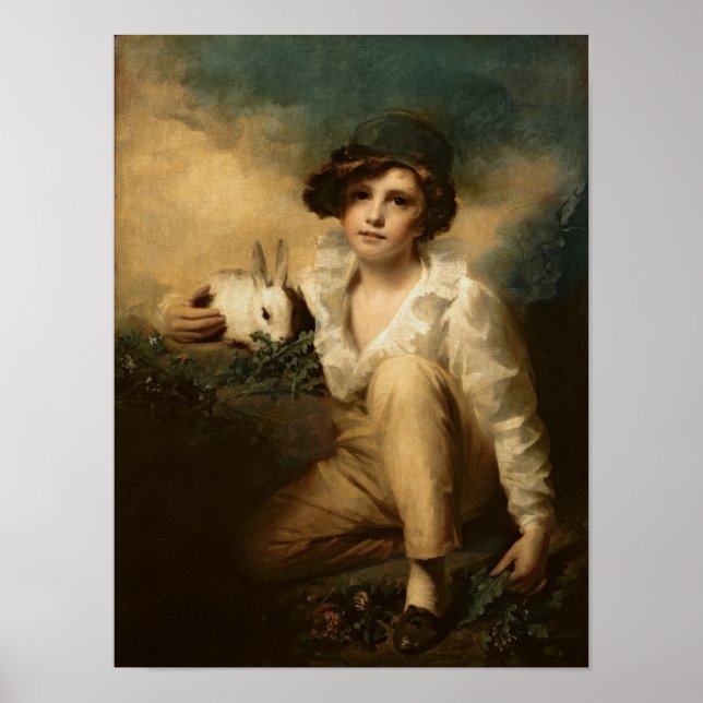 Poster Boy and Rabbit, c.1814 (Frente)